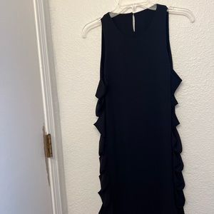 BCBG MAXAZRIA Black Side Slit Dress Size 6